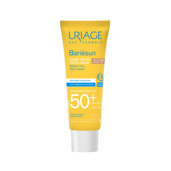 Uriage Bariesun тониран крем за лице с тъмен цвят SPF50+ 50 мл Годен до: 31.12.2026 г.