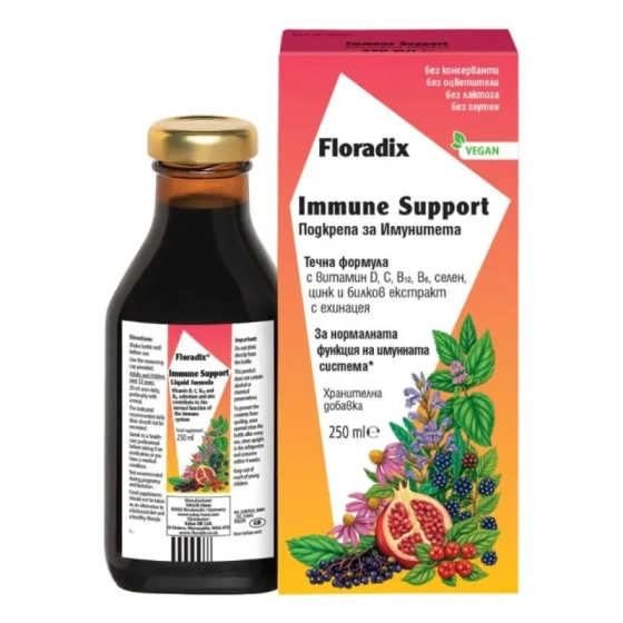 Имунсъпорт сироп за подпомагане на имунитета 250мл Floradix