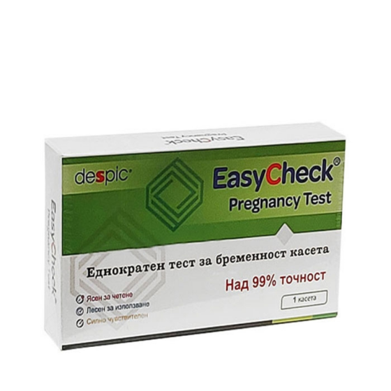 Деспик EasyCheck тест за бременност – еднократна касета