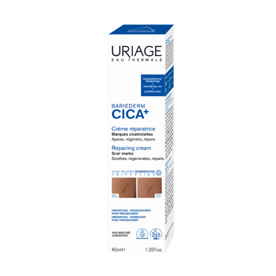 URIAGE BARIEDERM CICA +Възстановаващ крем 40 мл