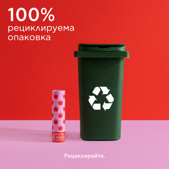 Apivita Bee Princess Стик за устни 4,4гр