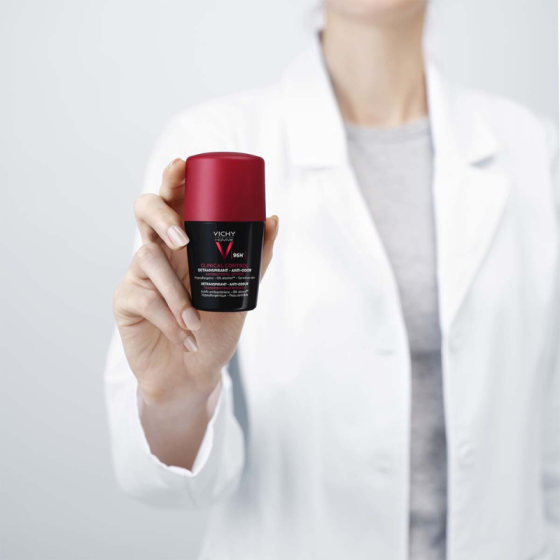 Vichy Homme Clinical Control Рол-он дезодорант против неприятна миризма до 96 часа, 50мл 805025