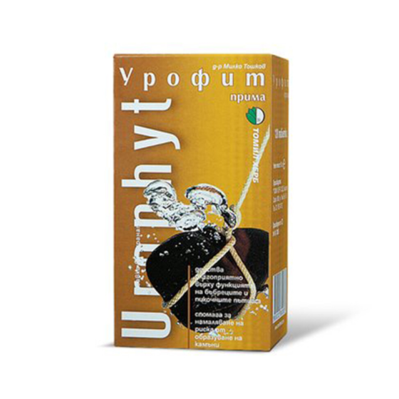 Урофит Прима таблетки за подобряване на функциите на бъбреците и пикочните пътища х120 д-р Тошков