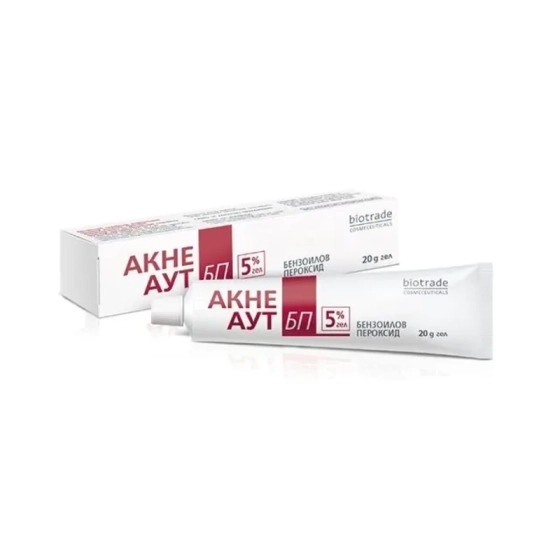 Акне аут бп 5% гел 20г biotrade