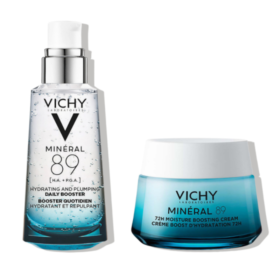Vichy mineral 89 крем за интензивна хидратация за 72 часа за всеки тип кожа, 50 мл + 89 гел бустер 50мл.