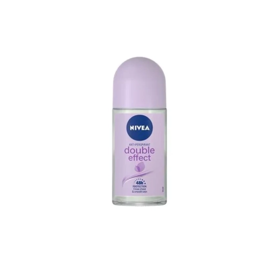 Nivea дезодорант рол-он дамски double effect 50мл Годен до: 31.10.2026 г.