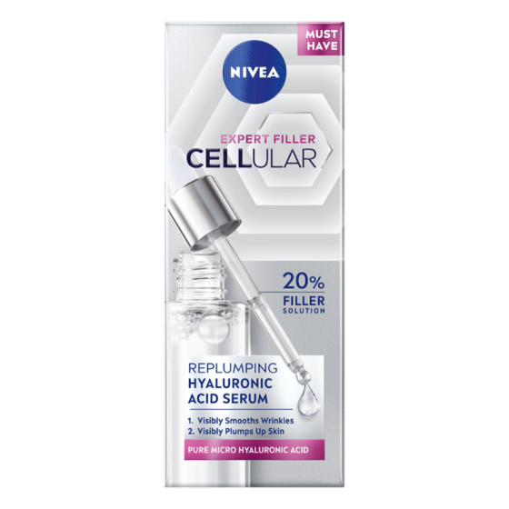 Nivea cellular expert filler серум с хиалуронова киселина 30мл