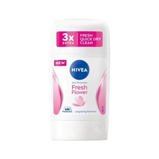 Nivea Fresh Flower Дезодорант стик против изпотяване за жени 50 мл Годен до: 30.11.2026 г.