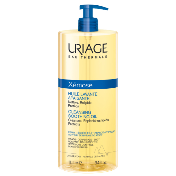 Uriage Xemose C8+ почистващо гел-олио 1000мл