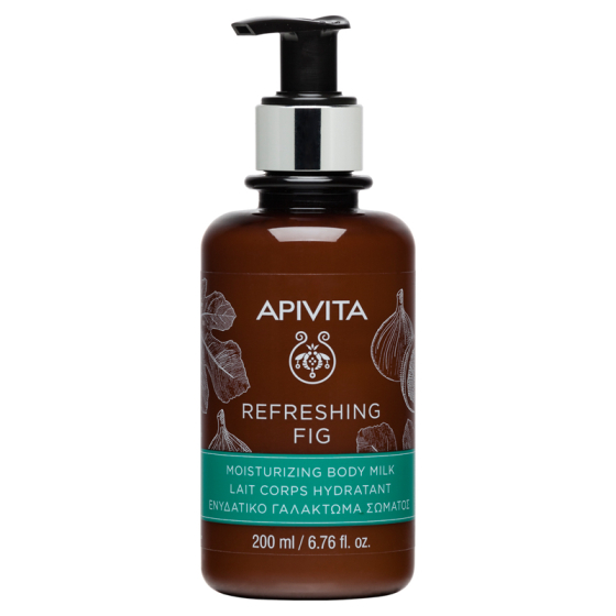 Apivita refreshing хидратиращо и ревитализиращо мляко за тяло със смокиня 200ml
