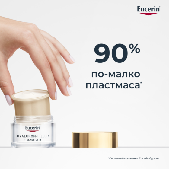 Комплект Eucerin Hyaluron-Filler Elasticity Дневен крем SPF30 50мл + Дневен крем SPF30 рефил 50мл