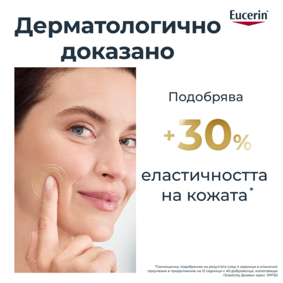 Комплект Eucerin Hyaluron-Filler Elasticity Дневен крем SPF30 50мл + Дневен крем SPF30 рефил 50мл