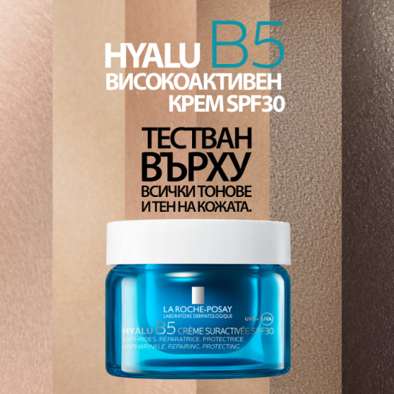 La Roche-Posay Hyalu B5 Активен крем против бръчки SPF30 пълнител 50 мл