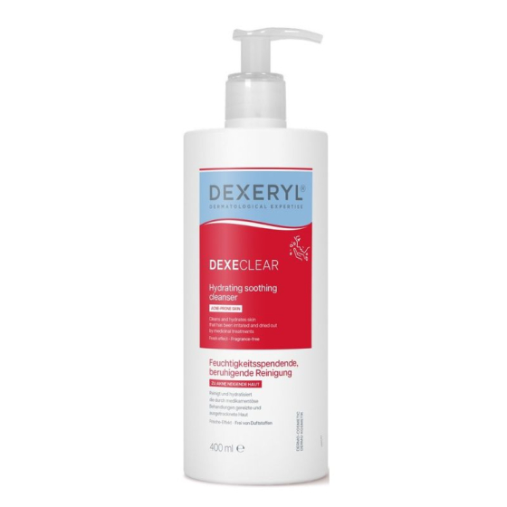 Dexeryl Dexeclear Хидратиращ успокояващ измиващ гел 400мл