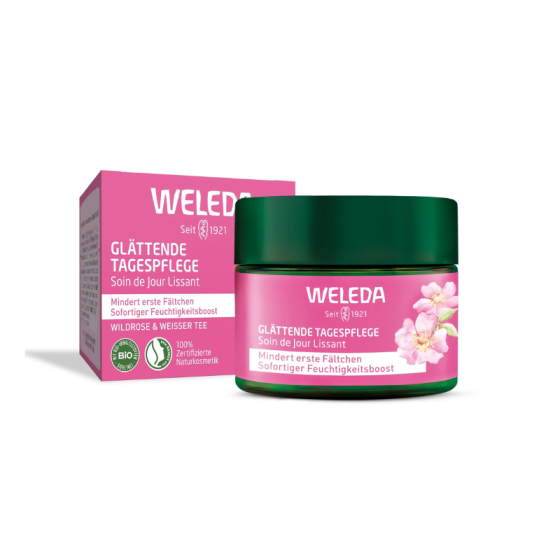 Weleda дневен крем с шипка и бял чай 40мл