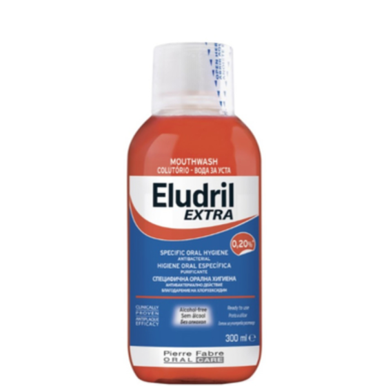 Eludril extra вода за уста 300мл
