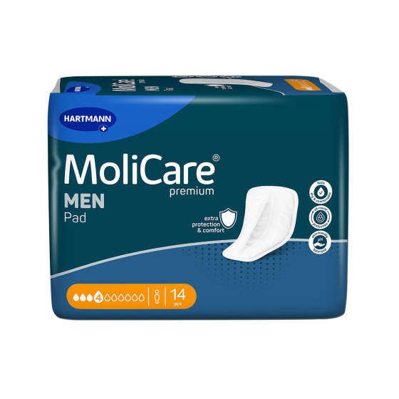 MoliCare подложки за мъже 4 капки х 14, 168068 Hartmann
